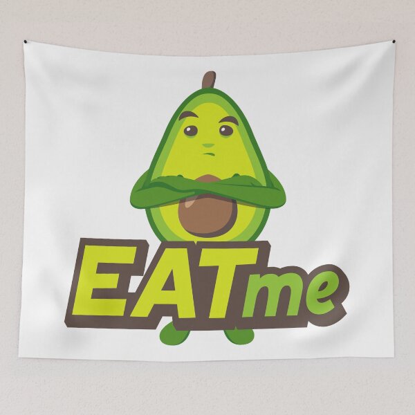 Item preview, JoyPixels™ Eat Me Avocado Emoji designed and sold by JoyPixels.