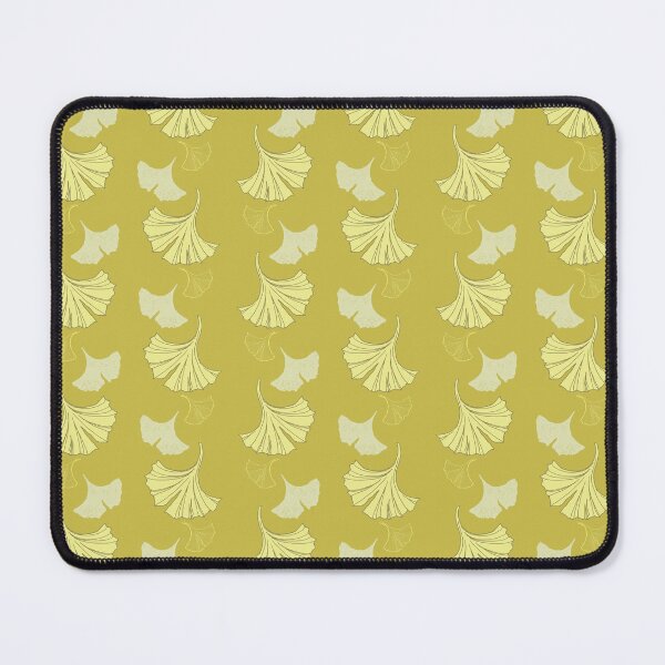 Item preview, Cascading Ginkgo on old gold designed and sold by LisaLeQuelenec.