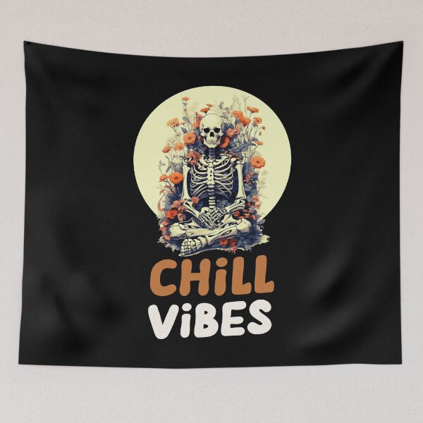 Item preview, Skeleton Chill Vibes designed and sold by BesasDesigns.