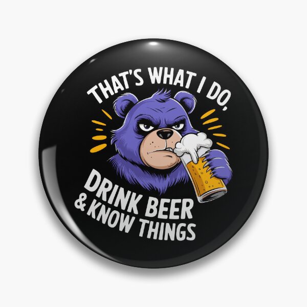 Item preview, Grumpy Bear Beer Lover Funny Drinking Shirt Party Know Things designed and sold by w1ckerman.