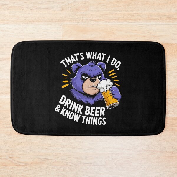 Item preview, Grumpy Bear Beer Lover Funny Drinking Shirt Party Know Things designed and sold by w1ckerman.