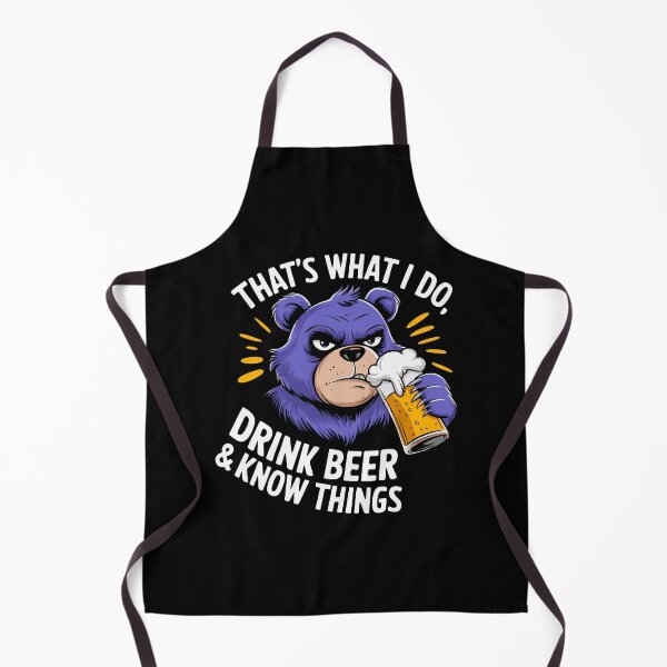 Item preview, Grumpy Bear Beer Lover Funny Drinking Shirt Party Know Things designed and sold by w1ckerman.