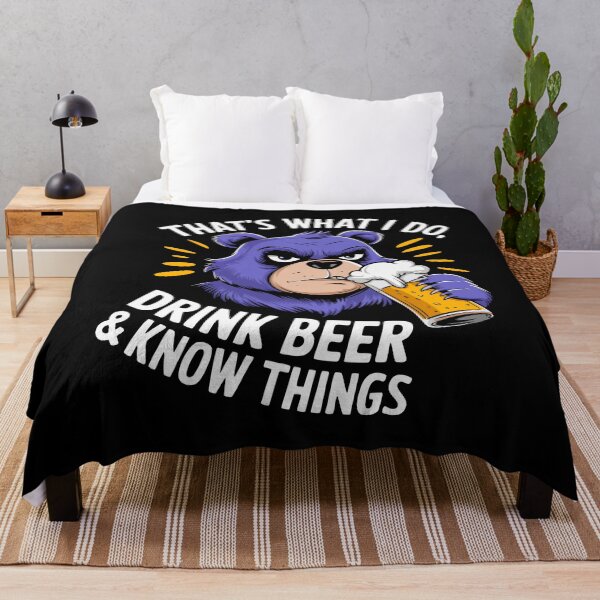 Item preview, Grumpy Bear Beer Lover Funny Drinking Shirt Party Know Things designed and sold by w1ckerman.