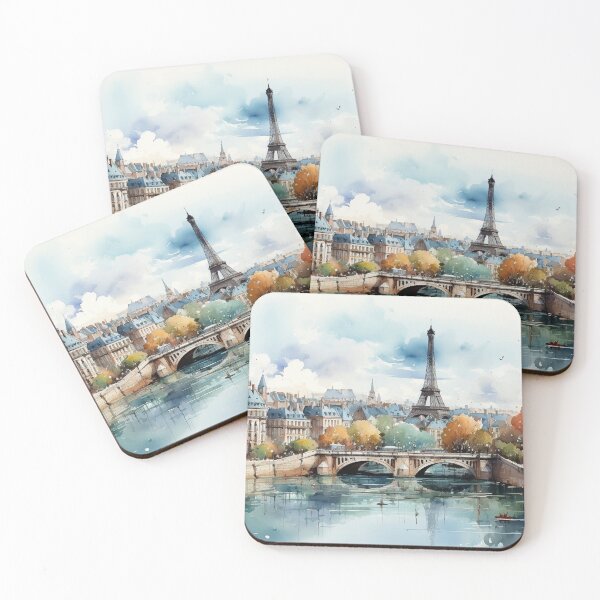 Item preview, Paris skyline  designed and sold by MiraCleAI.