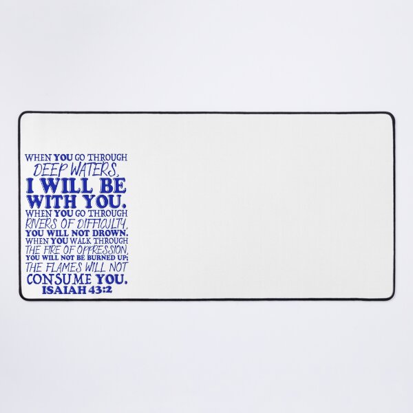 Item preview, Isaiah 43:2 I will be with you designed and sold by plushism.