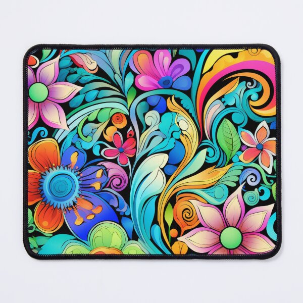 Item preview, Groovy Psychedelic Trip Hippy Flowers designed and sold by GrinGalore.