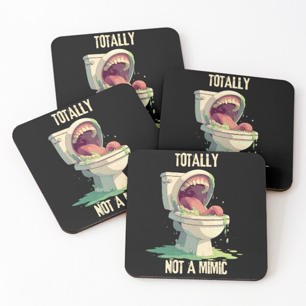 Item preview, Funny DnD Not A Mimic Toilet designed and sold by Nightarcade.