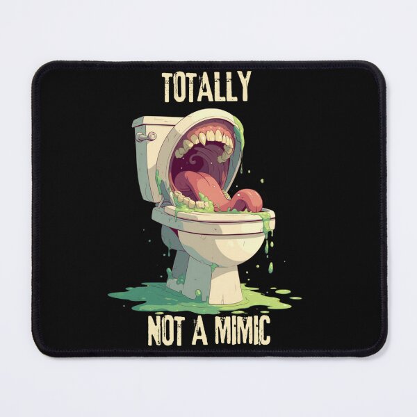Item preview, Funny DnD Not A Mimic Toilet designed and sold by Nightarcade.