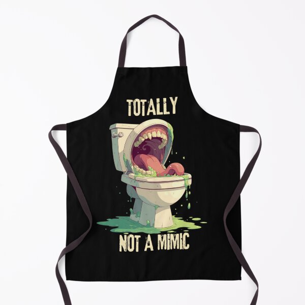 Item preview, Funny DnD Not A Mimic Toilet designed and sold by Nightarcade.