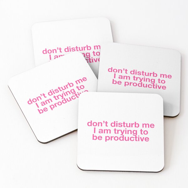 Item preview, Don’t disturb me I am trying to be productive  designed and sold by lilsdefleur.