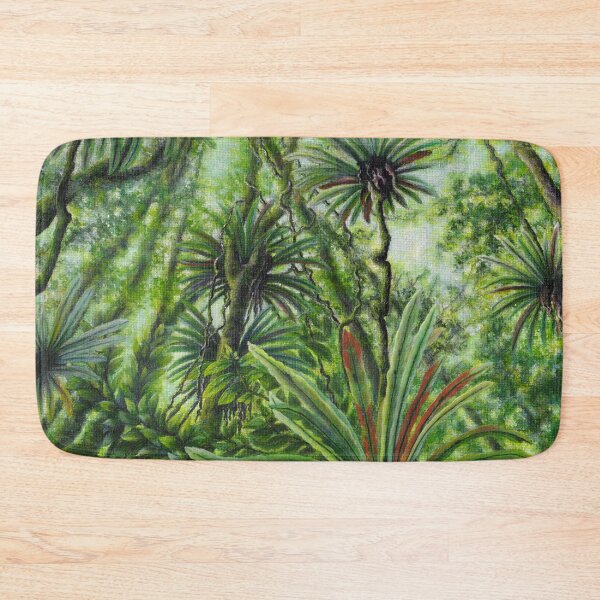 Item preview, Forest of bird's-nest ferns (Asplenium nidus) designed and sold by Anna Ratkevich.