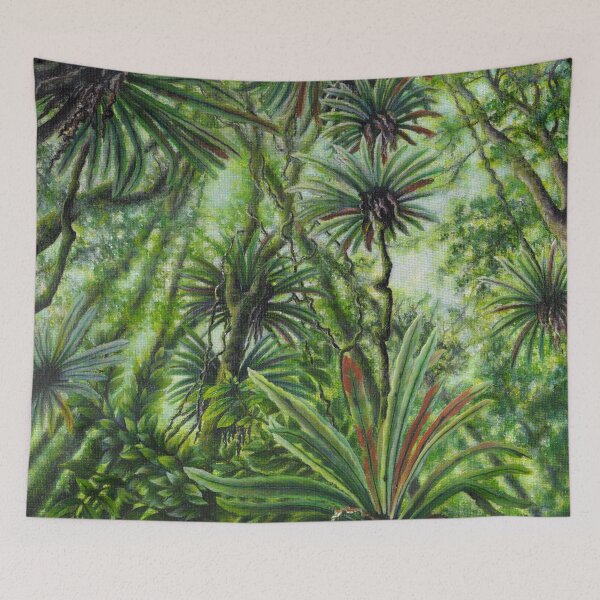 Item preview, Forest of bird's-nest ferns (Asplenium nidus) designed and sold by Anna Ratkevich.