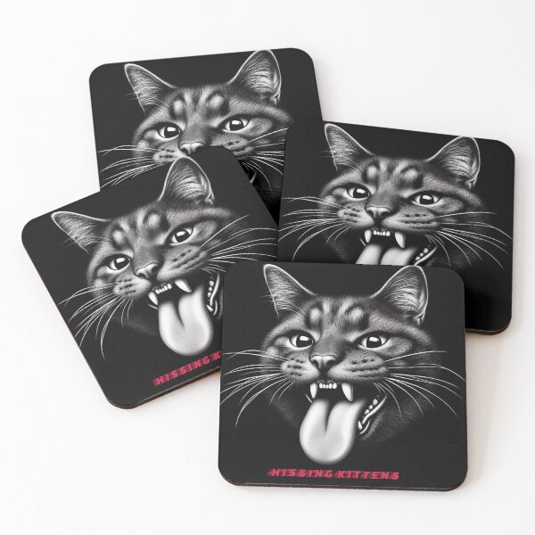 Item preview, hissing kittens designed and sold by MGphotoart.
