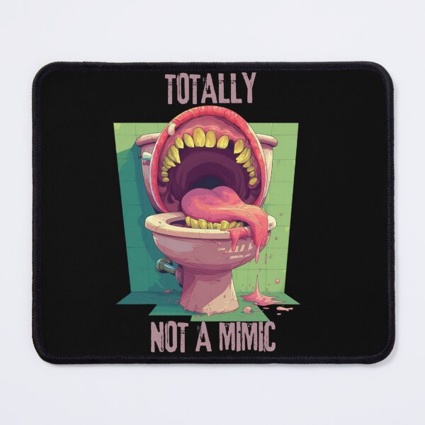 Item preview, Funny DnD Not A Mimic Toilet Teeth designed and sold by Nightarcade.