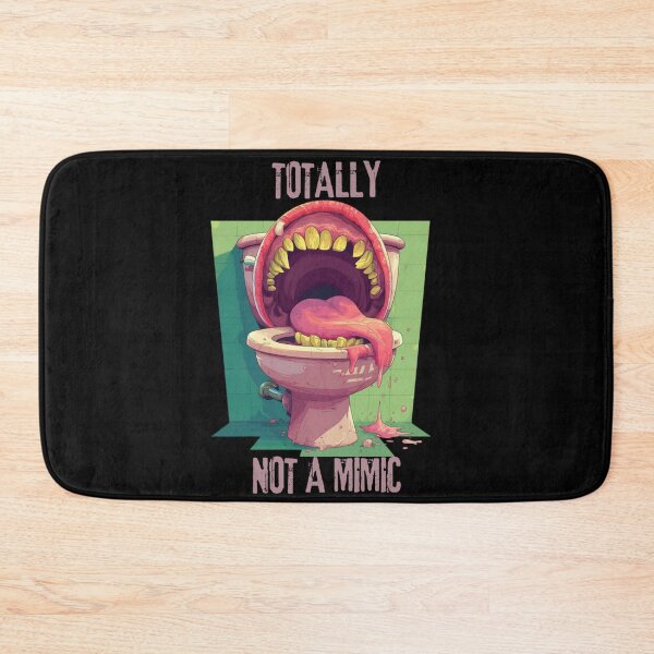 Item preview, Funny DnD Not A Mimic Toilet Teeth designed and sold by Nightarcade.
