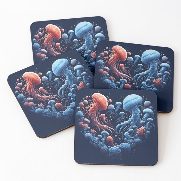 Item preview, Heart of Jellyfish Elegance designed and sold by EcoArtShop.