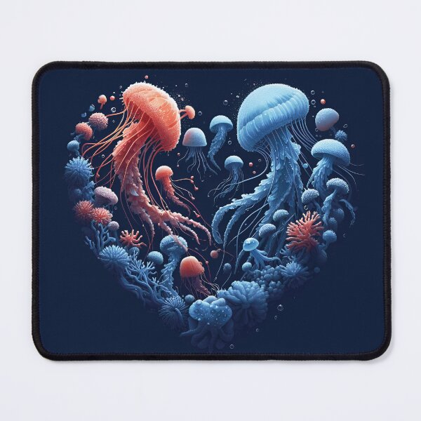Item preview, Heart of Jellyfish Elegance designed and sold by EcoArtShop.