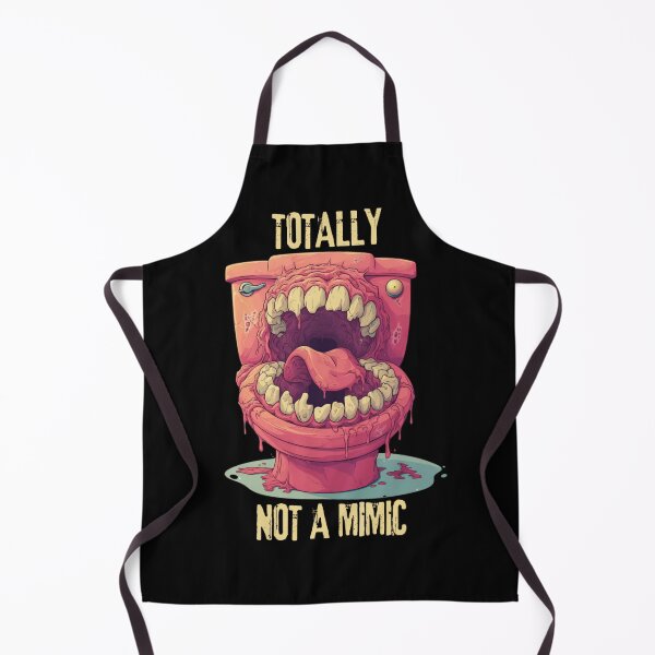 Item preview, Funny DnD Not A Mimic Toilet Ugly designed and sold by Nightarcade.