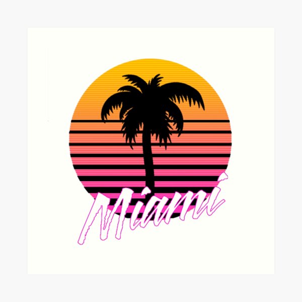 Miami Art Print