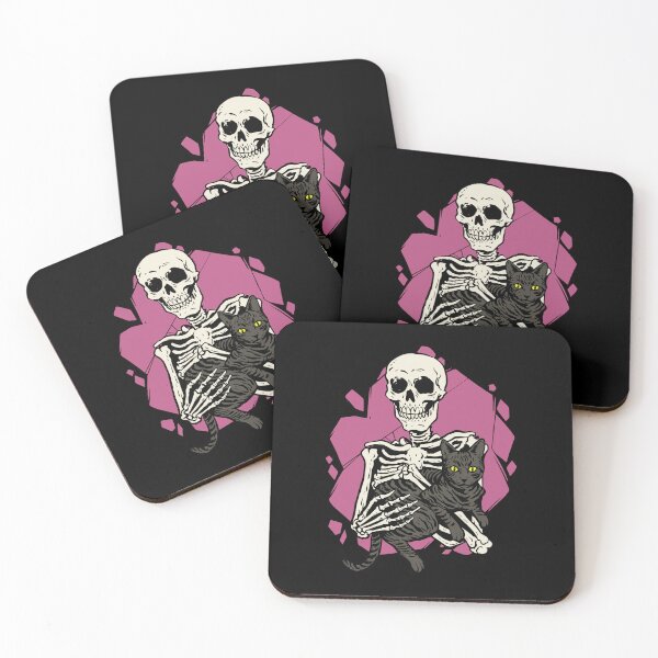 Item preview, Skulls & Cats designed and sold by BesasDesigns.