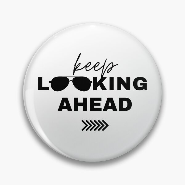 Item preview, Keep Looking Ahead - Black and White - Motivational/ Inspirational quotes designed and sold by TishCO.