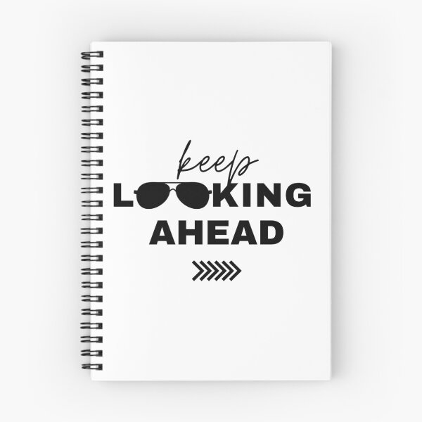 Item preview, Keep Looking Ahead - Black and White - Motivational/ Inspirational quotes designed and sold by TishCO.