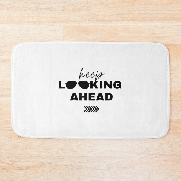 Item preview, Keep Looking Ahead - Black and White - Motivational/ Inspirational quotes designed and sold by TishCO.
