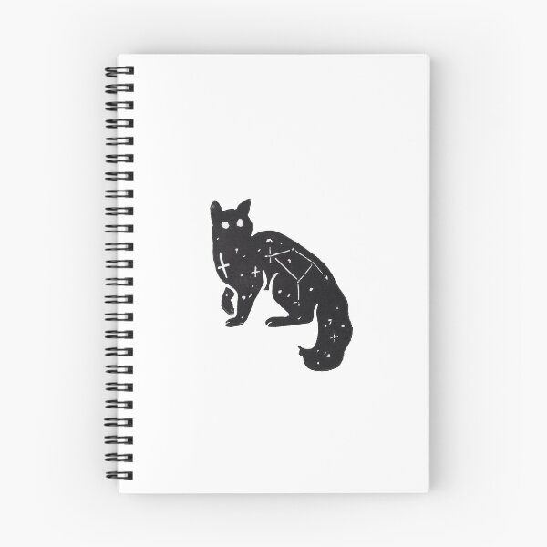 Item preview, Linoprint Starry Cat designed and sold by Threeleaves.