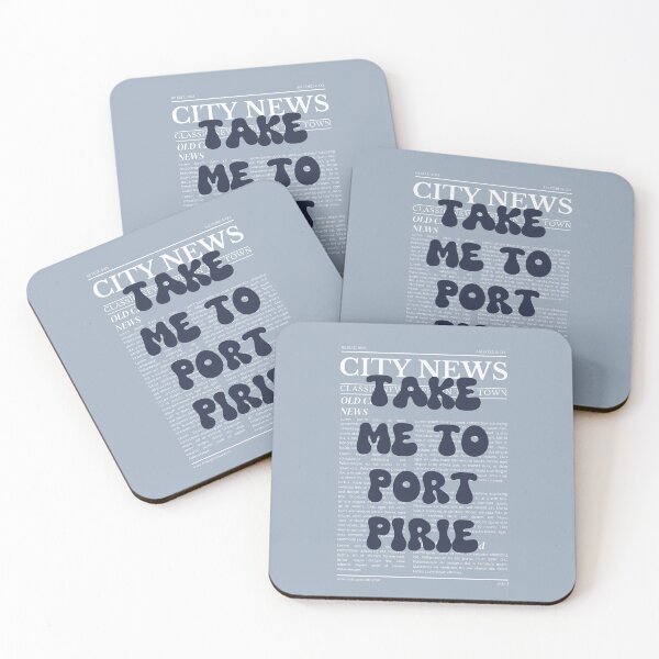 Item preview, "Take Me to Port Pirie" – Australia, Elegant Newspaper-Style Design designed and sold by RM-Journey.