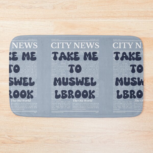 Item preview, "Take Me to Muswellbrook" – Australia, Elegant Newspaper-Style Design designed and sold by RM-Journey.