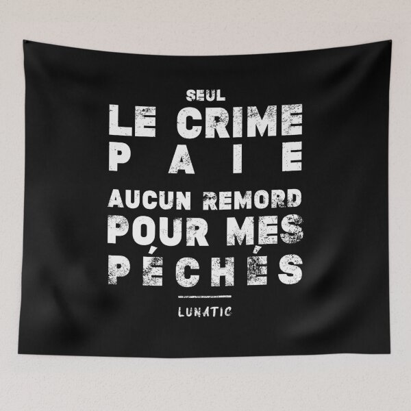 Item preview, Lunatic - Crime Pays designed and sold by Libertat.