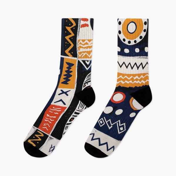 Artikelvorschau, Abstrakte afrikanische Kunst mit symmetrischen geometrischen Mustern entworfen und verkauft von Shopstract.