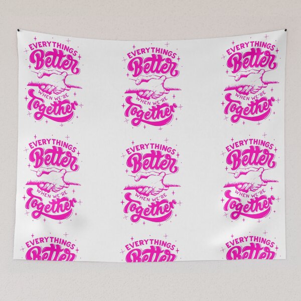 Item preview, Everything's Better When We're Together Inspiring Motivational Quotes and Sayings Positive Words designed and sold by Matt_Smith.