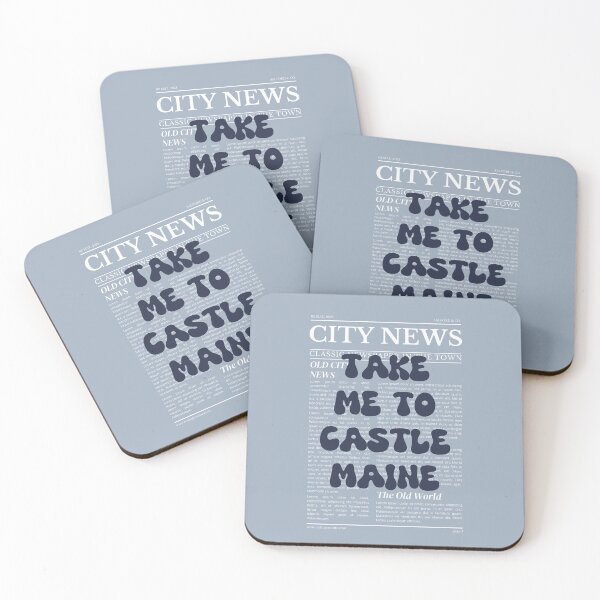 Item preview, "Take Me to Castlemaine" – Australia, Elegant Newspaper-Style Design designed and sold by RM-Journey.
