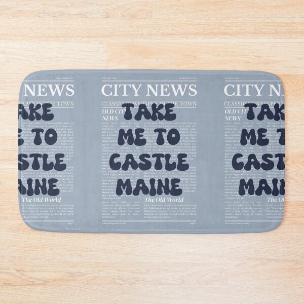 Item preview, "Take Me to Castlemaine" – Australia, Elegant Newspaper-Style Design designed and sold by RM-Journey.