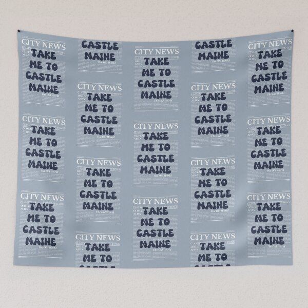 Item preview, "Take Me to Castlemaine" – Australia, Elegant Newspaper-Style Design designed and sold by RM-Journey.