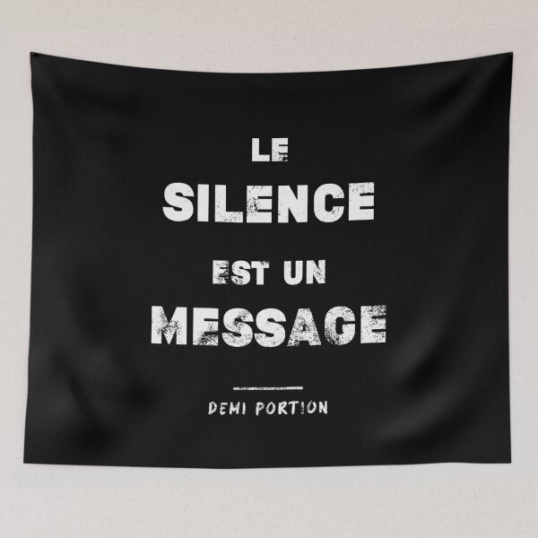 Item preview, Half Portion - Silence is a Message designed and sold by Libertat.