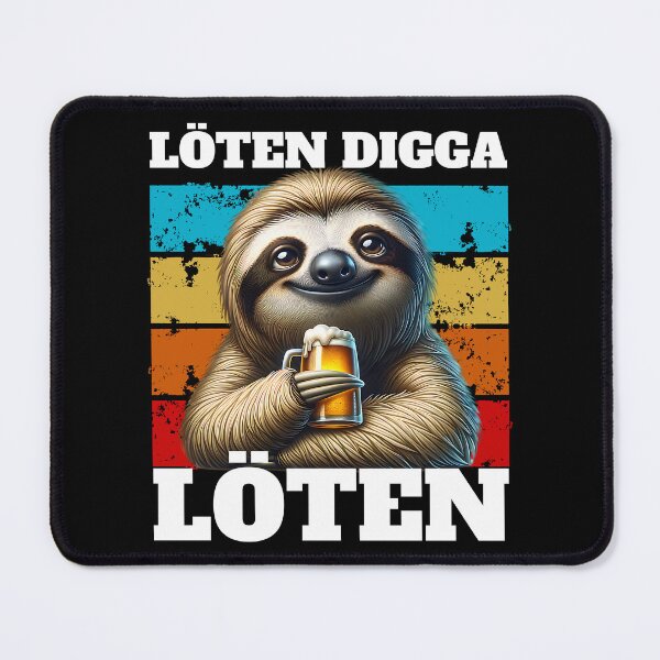 Item preview, sloth drinks beer designed and sold by Ultimate-Rabbit.