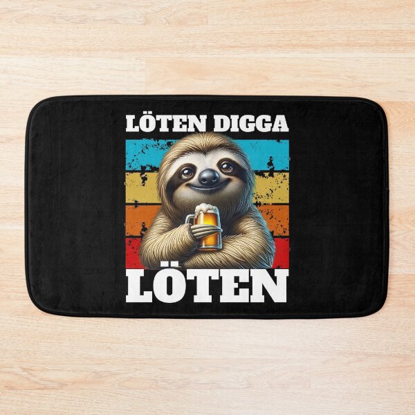 Item preview, sloth drinks beer designed and sold by Ultimate-Rabbit.