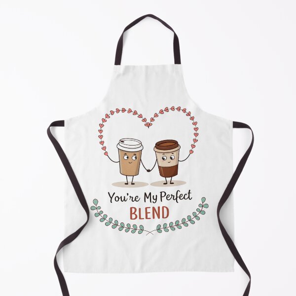 Item preview, Cute Coffee Couple - "You're My Perfect Blend" Illustration designed and sold by Pattamo1.