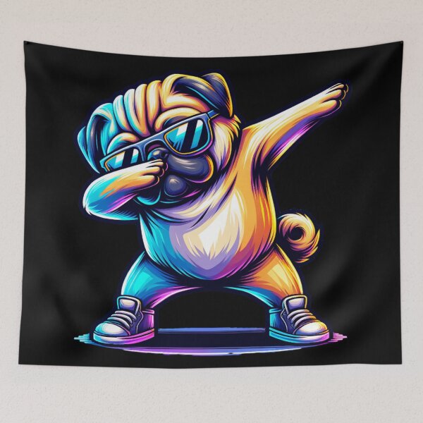 Item preview, dabbing pug designed and sold by Ultimate-Rabbit.