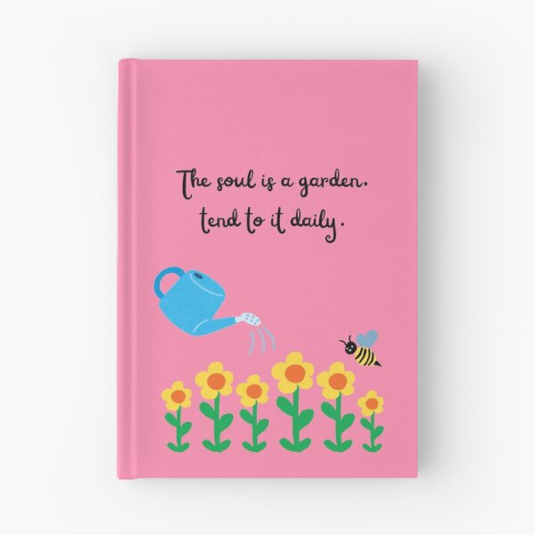 Item preview, Positive Self Care Design | Pink Background | The Soul Is A Garden, Tend To It Daily designed and sold by Mystify-.