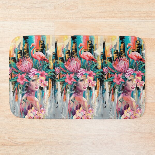 Item preview, Tropic Birds And Flowers - Pink Haze  designed and sold by CanvasCarousel.