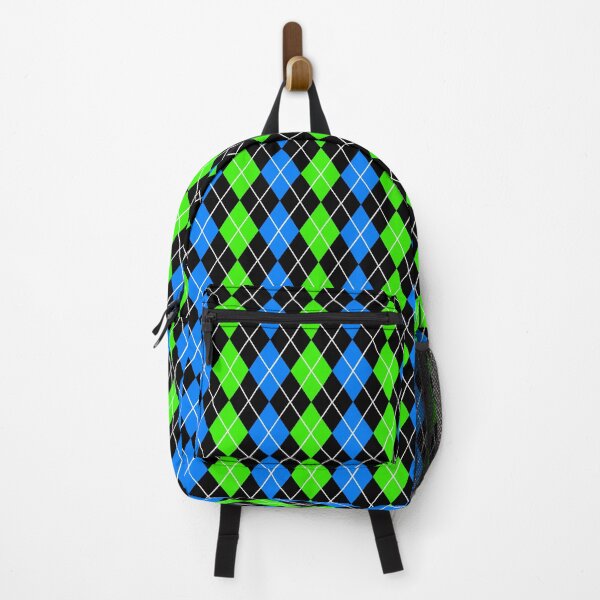 Item preview, Blue Green Black Argyle Pattern Design designed and sold by PatternTitan.