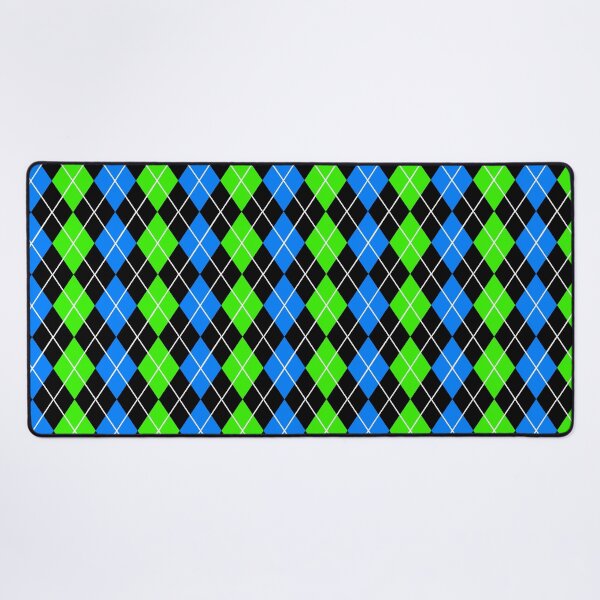Item preview, Blue Green Black Argyle Pattern Design designed and sold by PatternTitan.