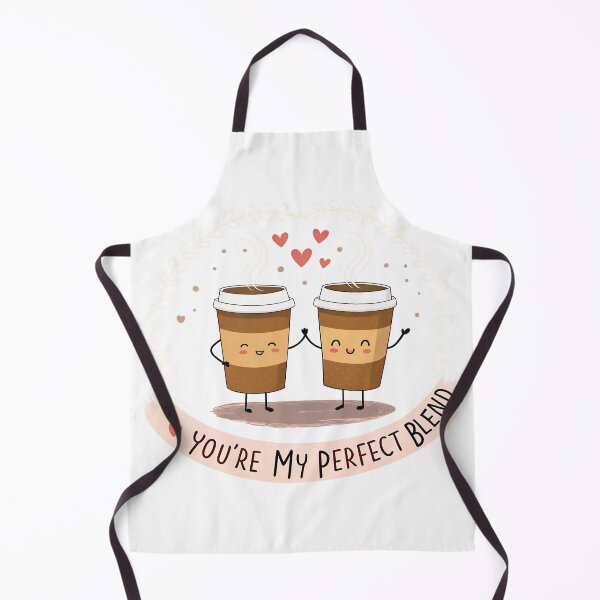 Item preview, Cute Coffee Couple - "You're My Perfect Blend" Whimsical Illustration designed and sold by Pattamo1.