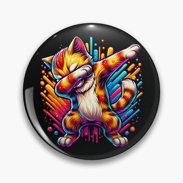 Item preview, dabbing cat designed and sold by Ultimate-Rabbit.
