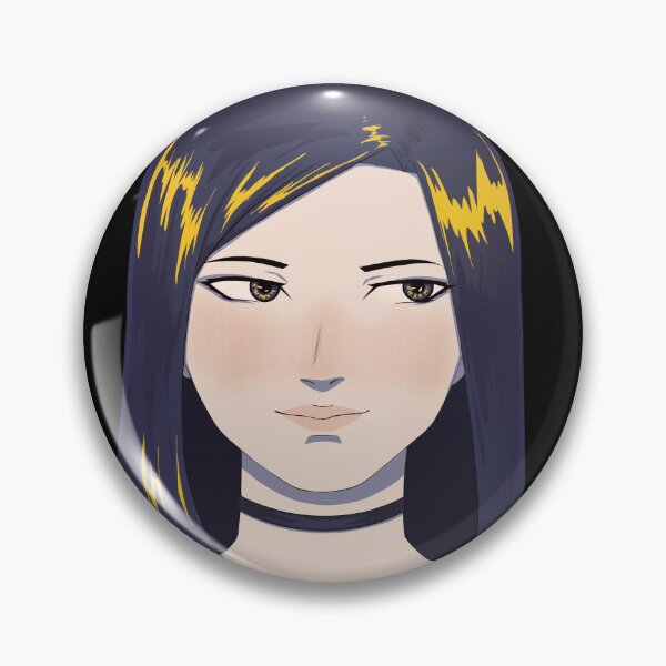 Item preview, Cute girl portrait in anime style with choker necklace designed and sold by MyryaArt.