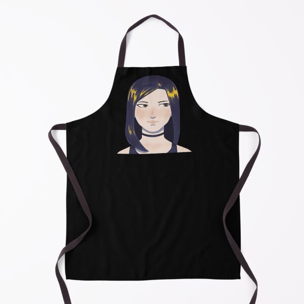 Item preview, Cute girl portrait in anime style with choker necklace designed and sold by MyryaArt.