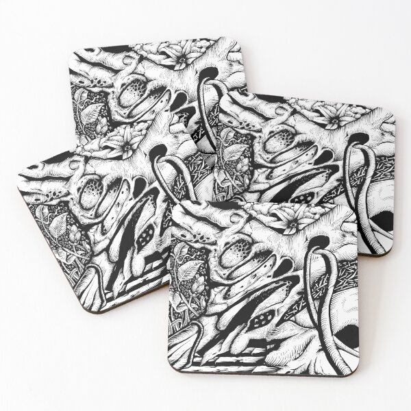Item preview, Black and white floral  designed and sold by gibimag.